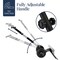Best Choice Products 36in Hand Snow Pusher w/ 2 Wheels, Adjustable Handle, Blade Angle, Reflective Tape
